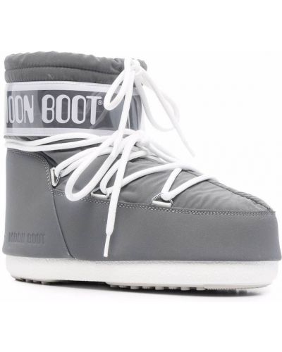 Botas de nieve con cordones Moon Boot gris