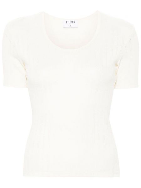 T-shirt en tricot Filippa K blanc