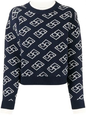 Woll pullover Ports 1961 blau