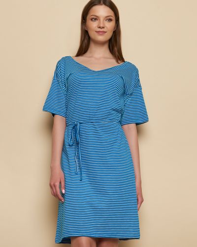 Pruhované šaty Tranquillo modrá