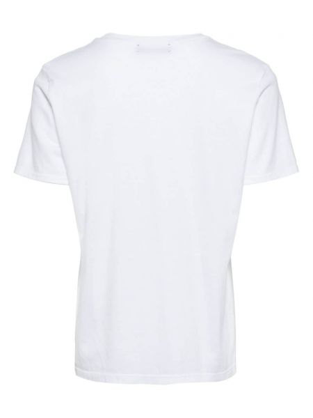Raštuotas medvilninis marškinėliai Undercover balta