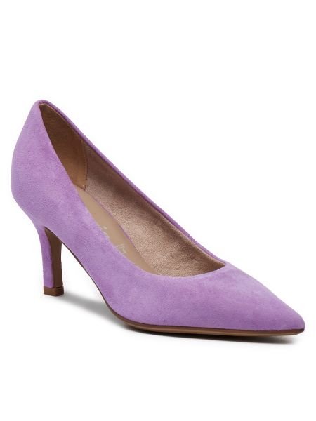 Chaussures de ville à talons à talon aiguille Tamaris violet