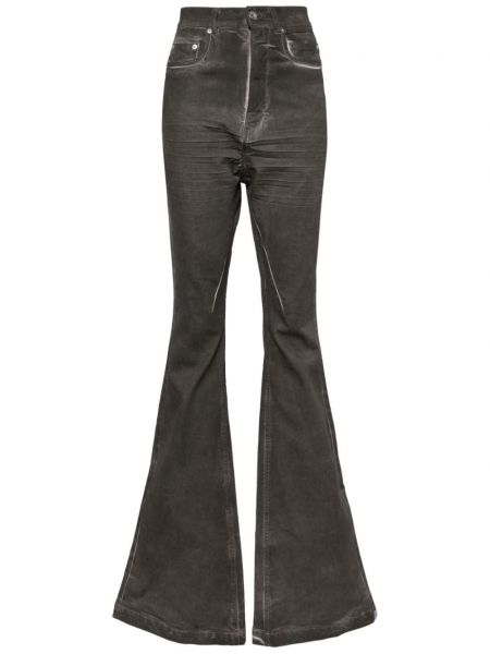 Jeans bootcut taille haute Rick Owens Drkshdw gris