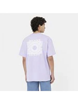 Camiseta de algodón Dickies violeta