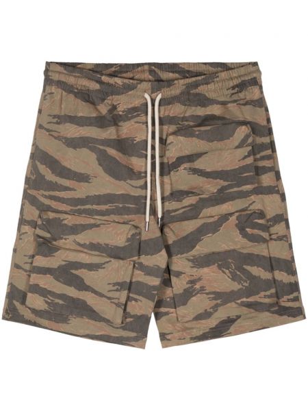 Shorts mit print mit camouflage-print Mouty braun