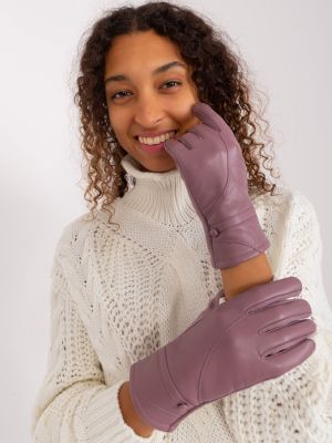 Γάντια Fashionhunters μωβ