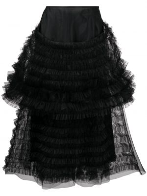 Jupe longue en tulle Molly Goddard noir