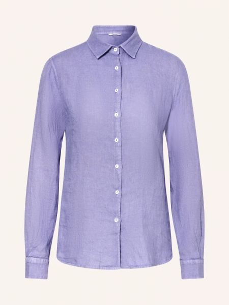 Блузка-рубашка magetta из льна Sophie синий