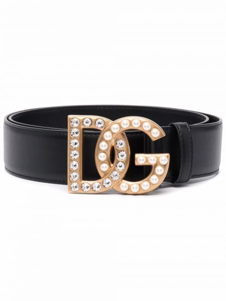 Cinturón de cuero con tachuelas Dolce & Gabbana