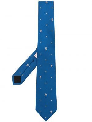 Cravatta ricamata Alexander Mcqueen
