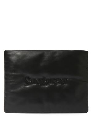 Dabīgās ādas soma Saint Laurent melns