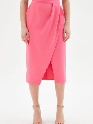 Плиссированная юбка Adl розовая