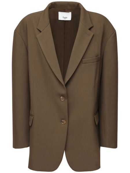 Overdimensjonert blazer The Frankie Shop brun