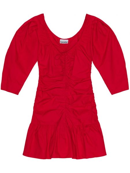 Šaty Ganni červená