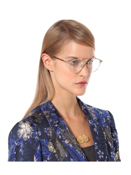 Okulary Dior Eyewear złote