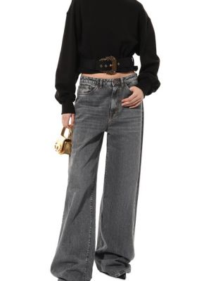 Хлопковый свитшот Versace Jeans Couture черный