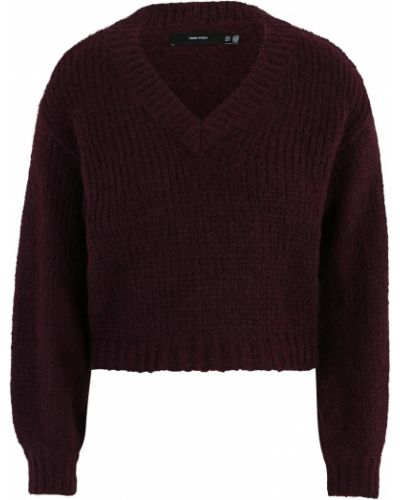 Пуловер Vero Moda Tall винено червено