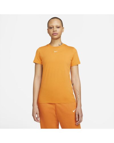 Camiseta de cuello redondo Nike amarillo