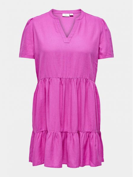 Kleid Only Carmakoma pink