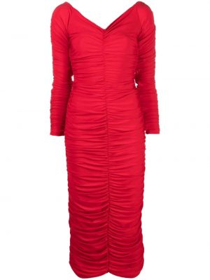 Midi haljina Ana Radu crvena