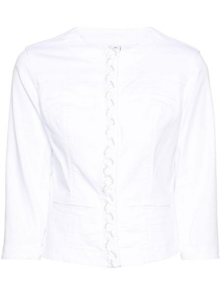 Veste en jean Liu Jo blanc