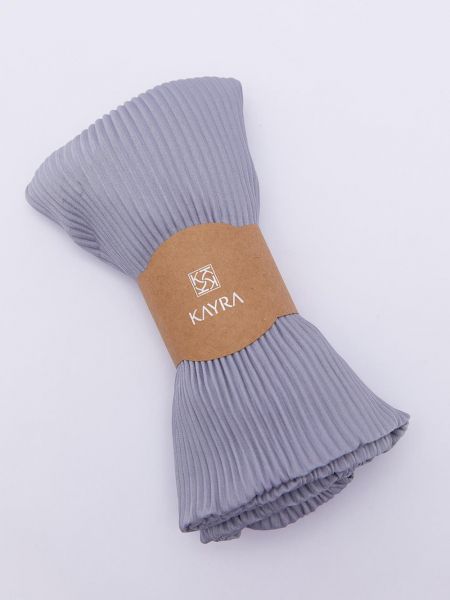 Плиссированный шарф Kayra серый
