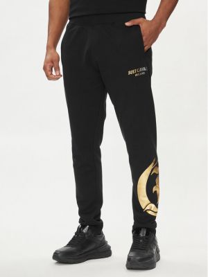 Pantaloni sport Just Cavalli negru