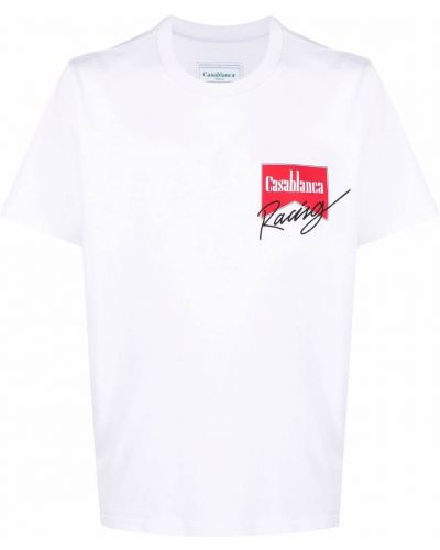 Camiseta con estampado Casablanca blanco