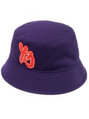 Siuvinėtas kepurė Y-3 violetinė