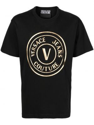 T-shirt Versace Jeans Couture svart