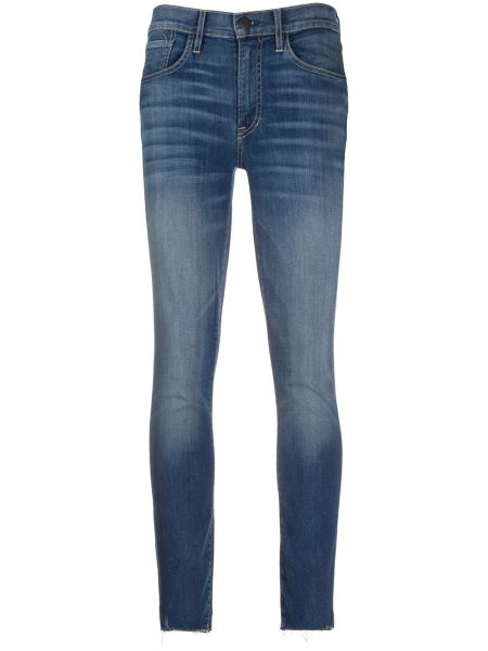 Høy midje jeans 7/8 3x1 blå