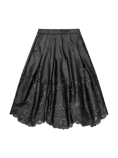 Spódnica midi z kieszeniami elegancka Munthe czarna