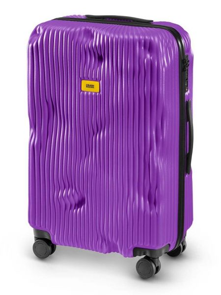 Смугаста валіза Crash Baggage жовта