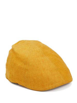 Льняная шапка Stetson желтая