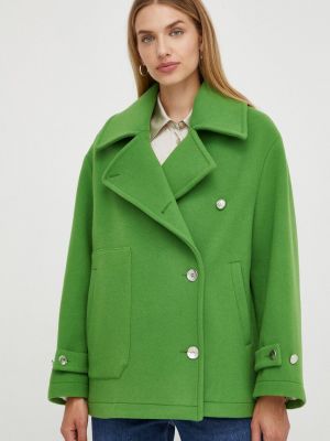 Oversized vlněný kabát Beatrice B zelený