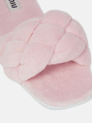 Ниски обувки Miu Miu розово