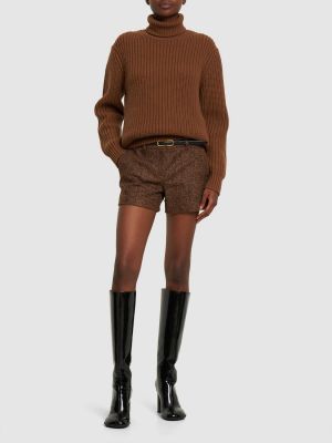 Tweed shorts Michael Kors Collection braun