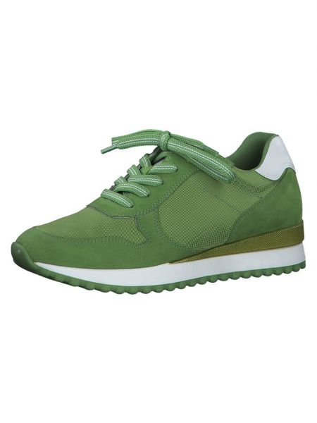 Sneakersy Marco Tozzi zielone