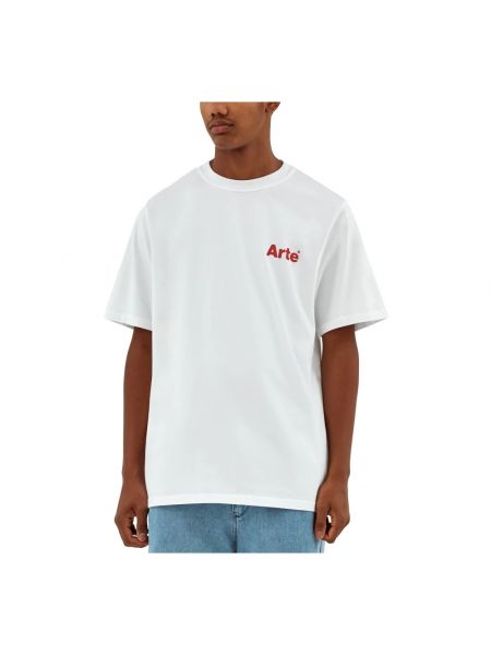 Herzmuster t-shirt aus baumwoll Arte Antwerp weiß