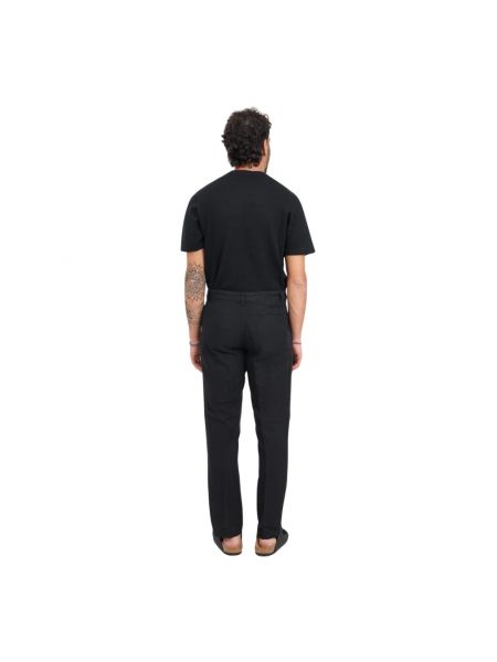 Pantalones rectos Selected Homme negro