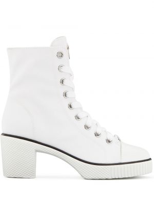 Botines con cordones Giuseppe Zanotti blanco