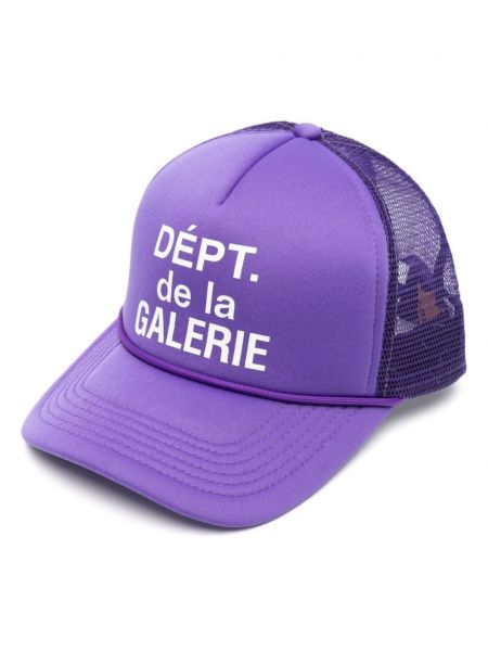 Tinklinis raštuotas kepurė su snapeliu Gallery Dept. violetinė