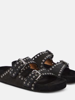 Semišové sandále Isabel Marant čierna