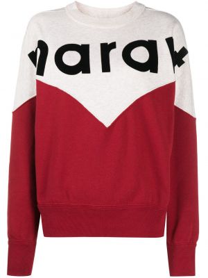 Trykt sweatshirt Isabel Marant étoile rød