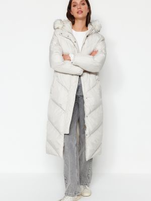 Kabát s kapucňou Trendyol