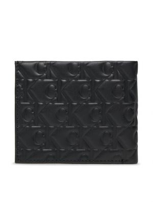 Peňaženka s potlačou Calvin Klein čierna
