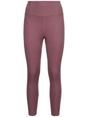 Pantalon taille haute en velours côtelé Girlfriend Collective violet