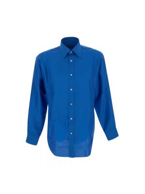 Koszula Tom Ford niebieska