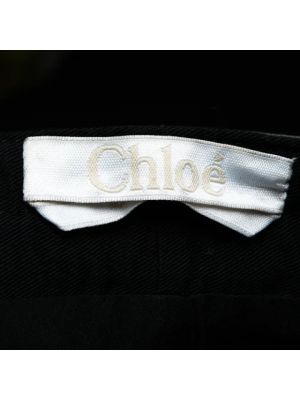 Falda de cuero Chloé Pre-owned