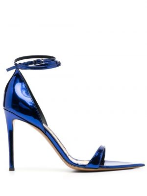 Sandales en cuir Alexandre Vauthier bleu